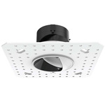 Aether 2 inch Round Trimless Wall Wash - White / Black Reflector