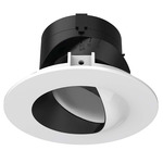 Aether 2 inch Round Wall Wash with Trim - White / Black Reflector