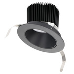 Aether 3.5 inch Round Wall Wash with Trim - Black