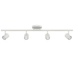 Pipe Color-Select Adjustable Spot Fixed Rail - White