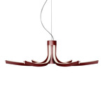 Asteria Chandelier - Dark Red