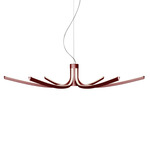 Asteria Chandelier - Dark Red