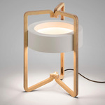 Vuota Table Lamp - Birch / White