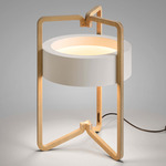 Vuota Table Lamp - Birch / White