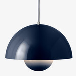 Flowerpot VP7 Pendant - Steel Blue