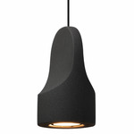 Parga Ceramic Pendant - Black / Black