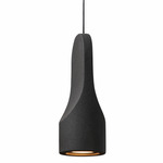 Parga Ceramic Pendant - Black / Black