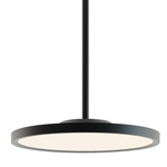 Edge Color-Select Round Pendant - Black / White