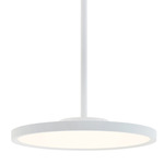 Edge Color-Select Round Pendant - White / White