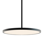 Edge Color-Select Round Pendant - Black / White