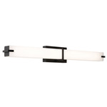 Miller Color-Select Bathroom Vanity Light - Black / White
