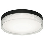 Tribeca Color-Select Ceiling Light - Black / Clear