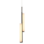 Lumina Color-Select Pendant - Forged Bronze / Alabaster