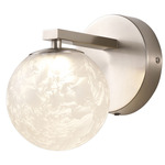 Forma Color-Select Wall Sconce - Brushed Nickel / Ice