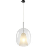 Dusk Pendant - Black / Clear