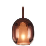 Dusk Pendant - Black / Espresso Copper
