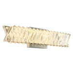 Alya Color-Select Wall Sconce - Polished Nickel / Crystal