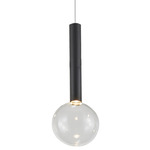 Terra Pendant - Black / Clear