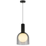 Juna Pendant - Black / Smoke / White