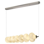 Solara Color-Select Linear Pendant - Graphite / Cloudy Swirl
