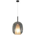Dusk Pendant - Black / Smoke