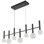 Terra Island Pendant - Black / Clear