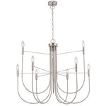 Foundry Chandelier - Brushed Nickel