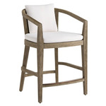 Sobek Outdoor Counter / Bar Stool - Kona / Peach
