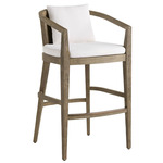 Sobek Outdoor Counter / Bar Stool - Kona / Peach