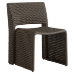 Veneto Outdoor Dining Chair - Charcoal Brown