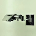Face Pared Swing Arm Lamp - Polished Chrome