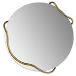 Hissara Wall Mirror - Antique Brass / Mirror