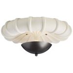 Camella Ceiling Semi Flush Light - English Bronze / Ivory