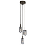 Javier Multi-Light Chandelier - English Bronze / Smoke