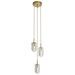 Javier Multi-Light Chandelier - Antique Brass / Champagne