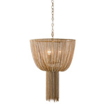 Yale Chandelier - Aged Brass