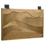 Drift Wall Plaque - Blackened Bronze / Antique Brass