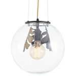 Chene Pendant - Bronze / Clear