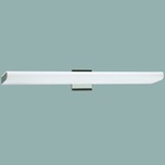 Duke Wall Sconce - Polished Chrome / White