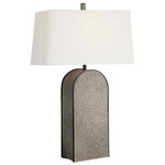 Cavallo Table Lamp - Grey Hide / Off White