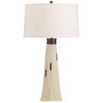 Follies Table Lamp - English Bronze / Ivory