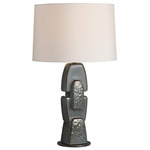 Tor Table Lamp - Bronze / White