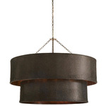 Hecche Chandelier - Bronze / Carbon