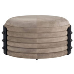 Titus Ottoman - Black / Taupe