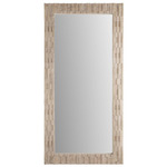 Goldcrest Full Length Mirror - Light Wood / Mirror