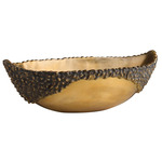 Achene Centerpiece - Vintage Brass / Antique Brass