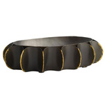Morrison Centerpiece - Natural Dark Iron / Brass