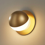 Alfi Wall / Ceiling Light - Matte Gold / White