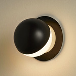 Alfi Wall / Ceiling Light - Matte Black / White
