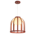 Bols Outdoor Pendant - Oxide Red